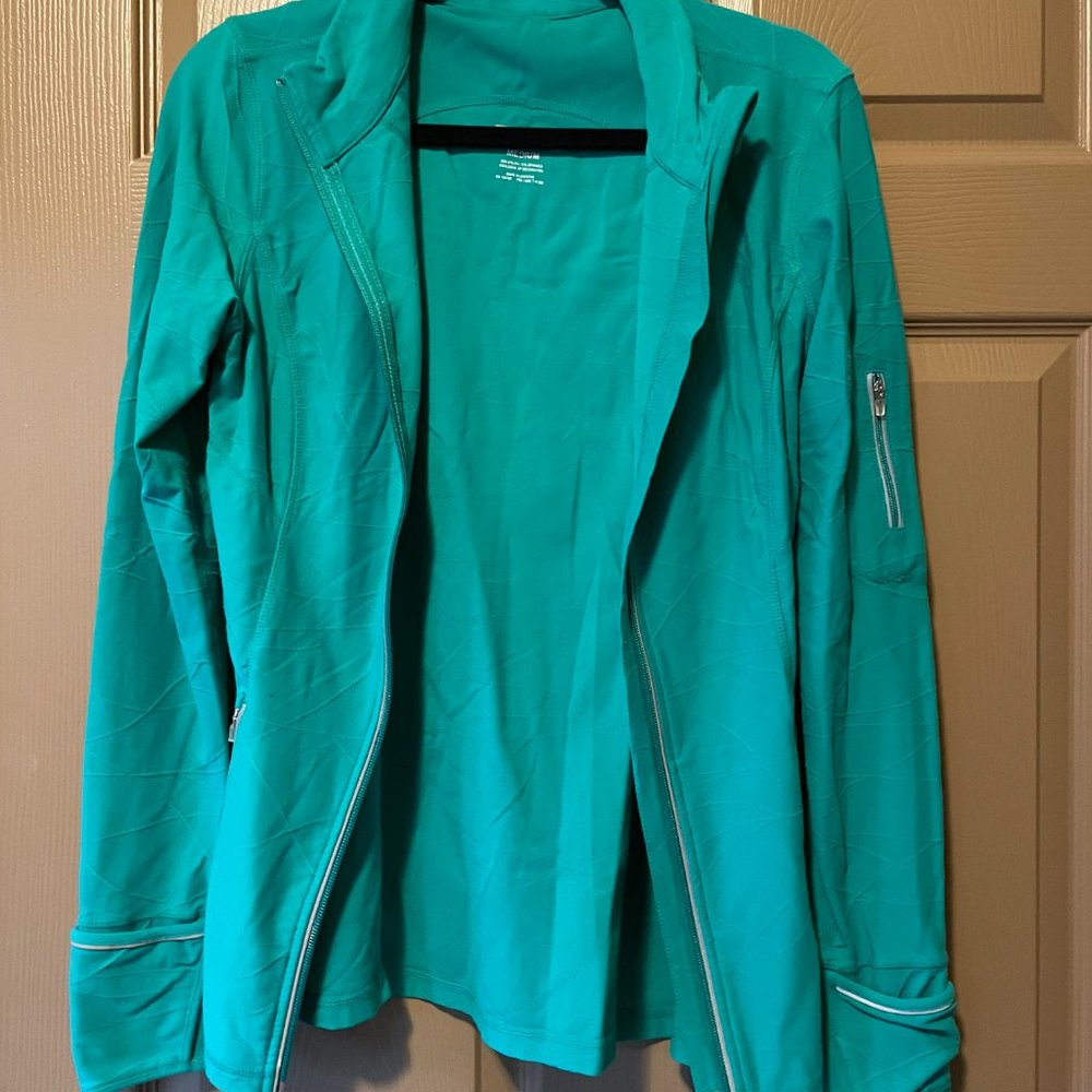 Green Athletic Jacket - image 2